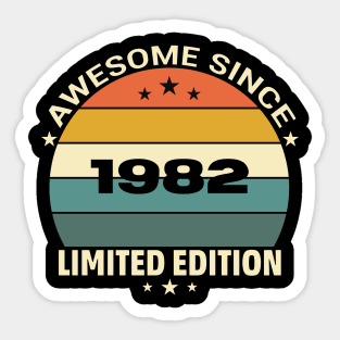 Awesome Since 1982 Sticker